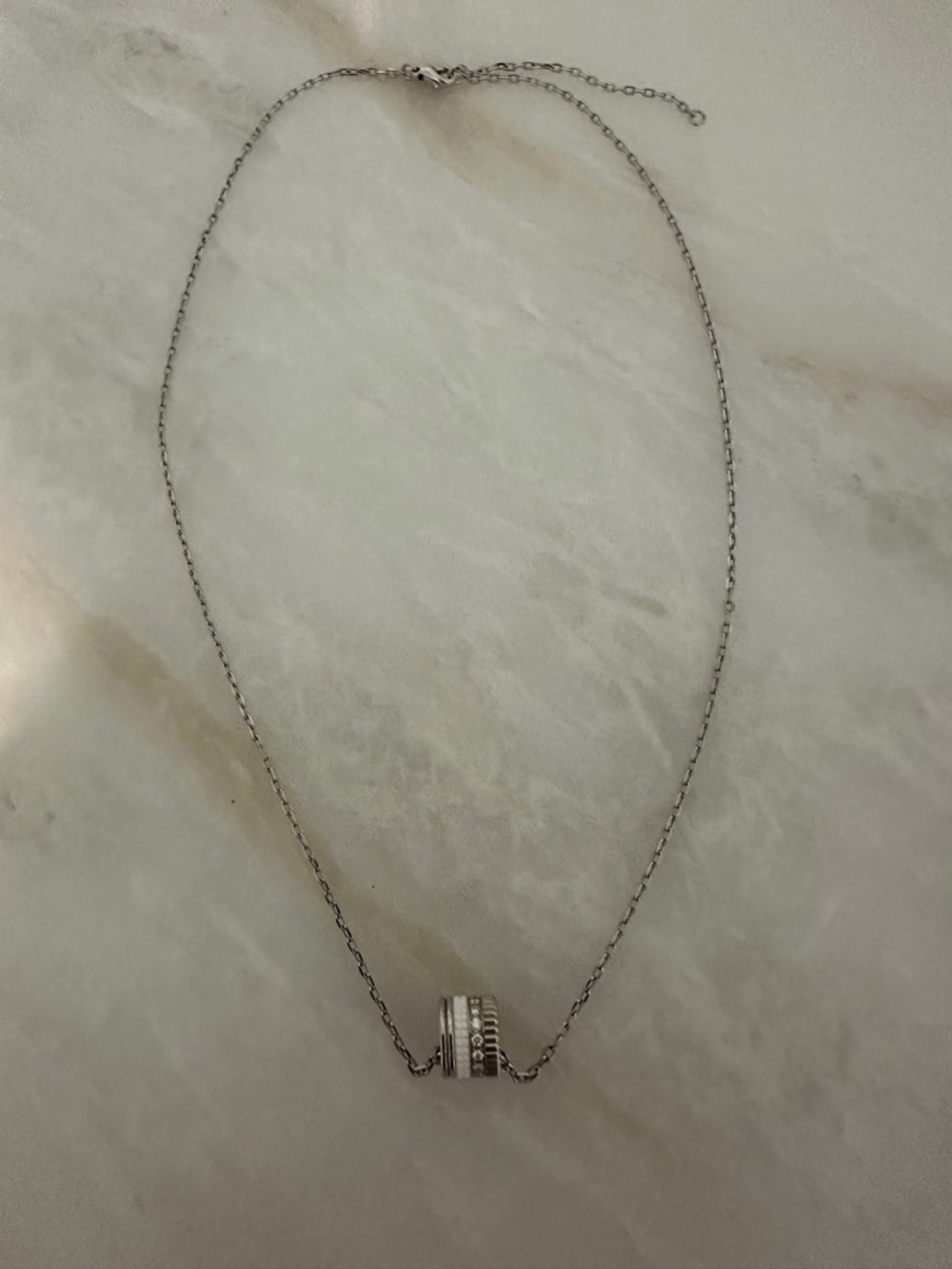 Boucheron Quatre 18K White Gold, HyCeram Diamond Large Pendant Necklace - Picture 13 of 16